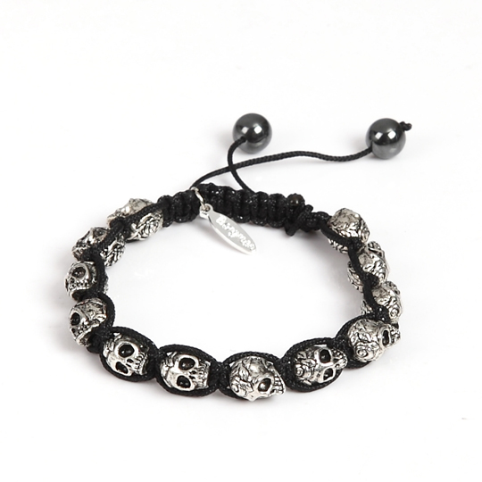 Silver Skull Bracelet