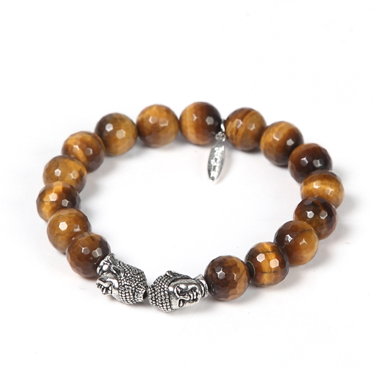 Tiger eye beads buddha bracelet